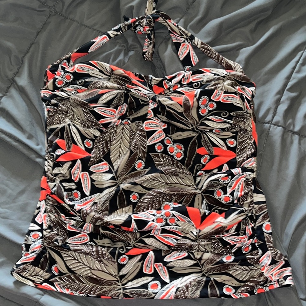Halter swim top